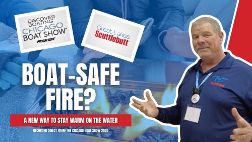A New Way to Stay Warm on the Water | Floating Flame at the 2026 Chicago Boat Show Video